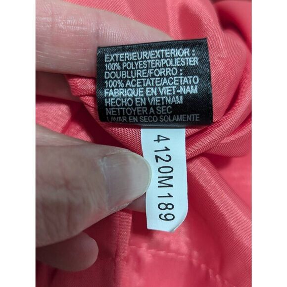 Tahari Women's Orange Floral Fitted Waist Sleeveless Boat Neck Shift Dress Size - Picture 7 of 7